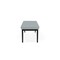 Lesro Lenox Steel 3 Seat Bench, Ash (Blue) Seat, Ash Back, 67 W 21 L 18.5 H, Linette Vinyl Seat LS3001 - alternate 2